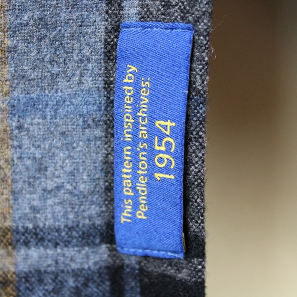 Pendleton Wool Board Shirt Tartan Plaid VTG Large - Picture 7 of 8